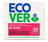 Экологические таблетки для посудомоечной машины 3-в-1 Ecover Эковер 68 шт
