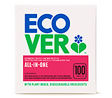 Экологические таблетки для посудомоечной машины 3-в-1 Ecover Эковер 100 шт