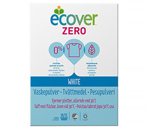 Экологический стиральный порошок-ультраконцентрат Ecover Эковер WHITE ZERO, 750 гр