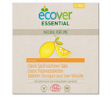 Экологические таблетки для посудомоечной машины классические (ECOCERT) Ecover Essential Эковер Эсеншл, 500 гр., 25 шт