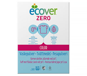 Экологический стиральный порошок-ультраконцентрат Ecover Эковер COLOR ZERO, 750 гр